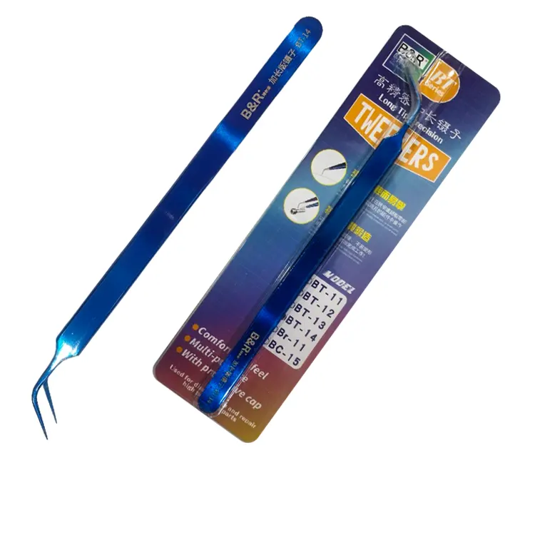 Replacement for BR BT-14 CURVED TIP ULTRA SLIM TWEEZER - Quality Phone Parts in Sri Lanka